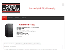 Tablet Screenshot of campuscomputers.net